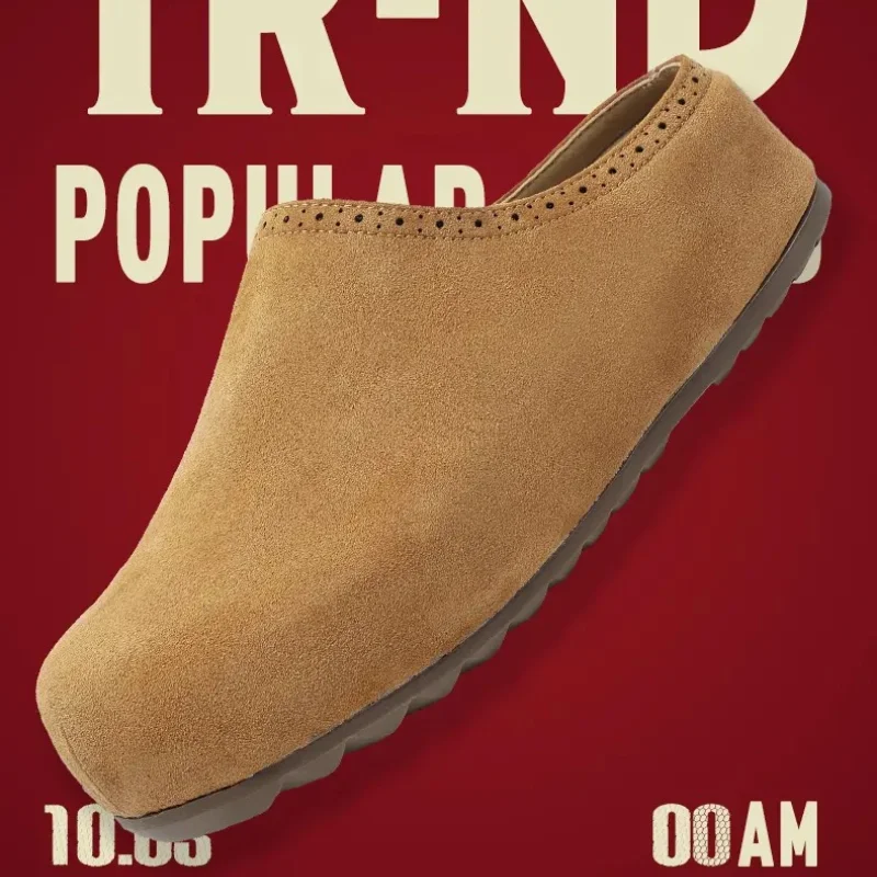 

Anti Slip Leather Clogs Cork Footbed Sandals Comfort Mules with Arch Support Slip on Slippers Casual House Slippers