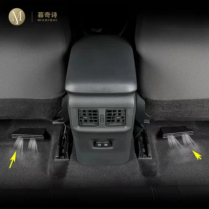 For Toyota Crown 2021-2023 Car interior Air conditioning vent Protective cover Vent Cover Rear Seat anti dust Accessories refit