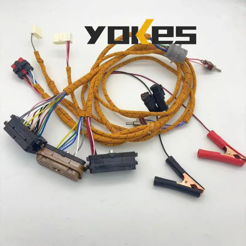320E Engine Testing Start Wiring Harness Switch Panel and Monitor Diagnostic Harness for Caterpillar Parts Excavator