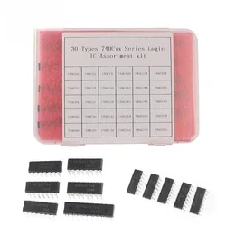 30pcs Logic IC Integrated Circuit 74HC Series Assortment Kit 74HC595 74HC573 74HC393 74HC00 74HC30 DIP Register Chip Driver