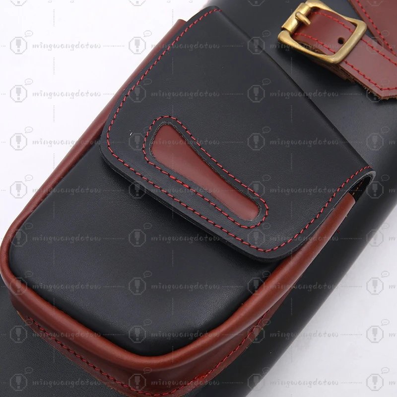 1pc Archery Arrow Quiver Cowhide Leather Durable Arrow Pouch Bag Arrow Case Bow Hunting Target Shooting Hunting Accessories