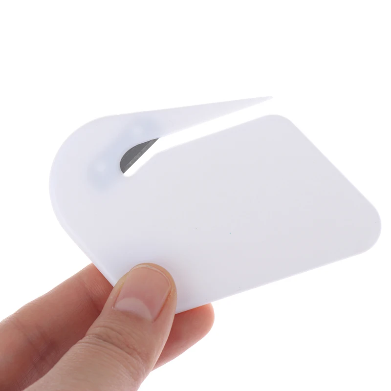 1Pc Plastic Mini Letter Knife Mail Envelope Opener Safety Paper Guarded Cutter