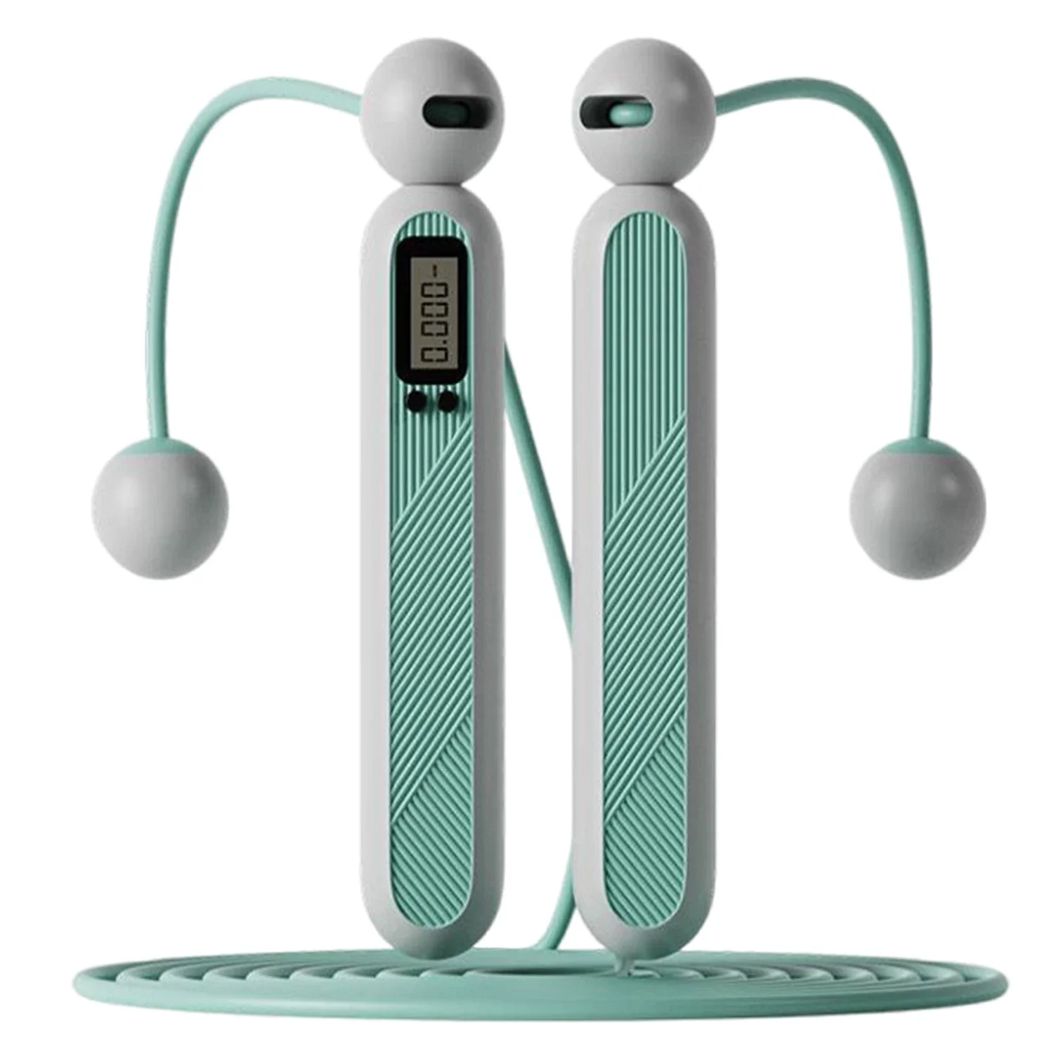 

Регулируемая Скакалка с счетчиком для Выносливых тренировок, Скакалка с тяжелым мячом для женщин, мужчин, детей, умная Скакалка калорий