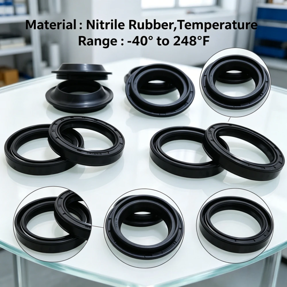 

38x50x8 38*50 Front Fork Oil Seal 38 50 Dust Cover For SUZUKI RG500 RG500G GAMMA RG 500 LS650FG LS650 S40 SAVAGE LS650F LS 650