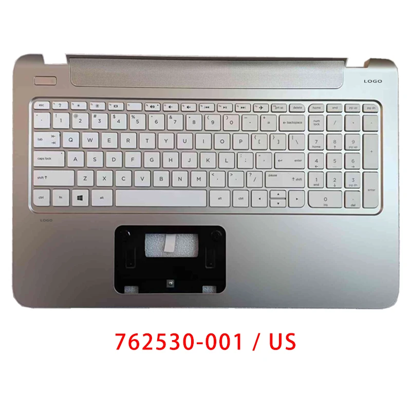 New For HP Pavilion 15-P TPN-Q140;Replacemen Laptop Accessories US Keyboard With LOGO 762530-001