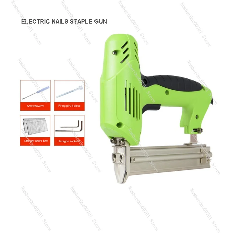 F30/422 2000W Electric Nailer and Stapler Furniture Staple Gun for Frame with Staples & Nails Carpentry Woodworking Tools 220V