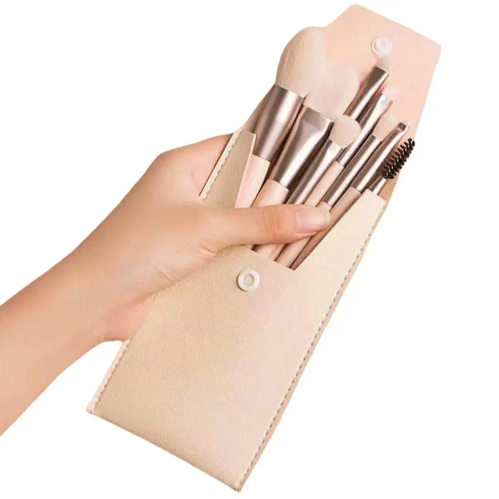 

8Pcs Soft Fluffy Makeup Brushes Set for cosmetics Foundation Blush Powder Eyeshadow Kabuki Blending Makeup brush beauty tool