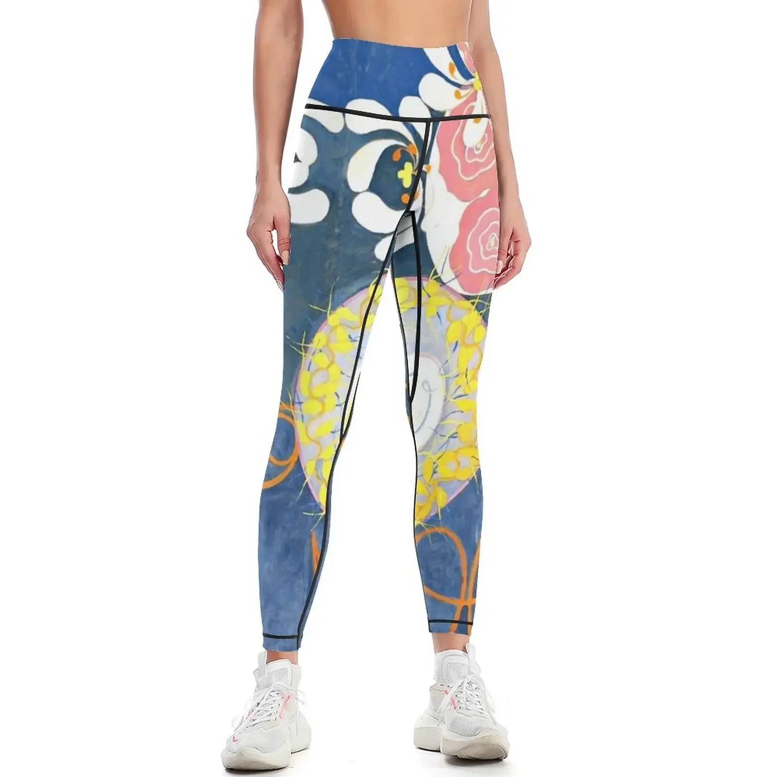 

Hilma af Klint The Ten Largest, No. 01, Childhood, Group IV Leggings sports shirts gym Sportswear woman gym Womens Leggings