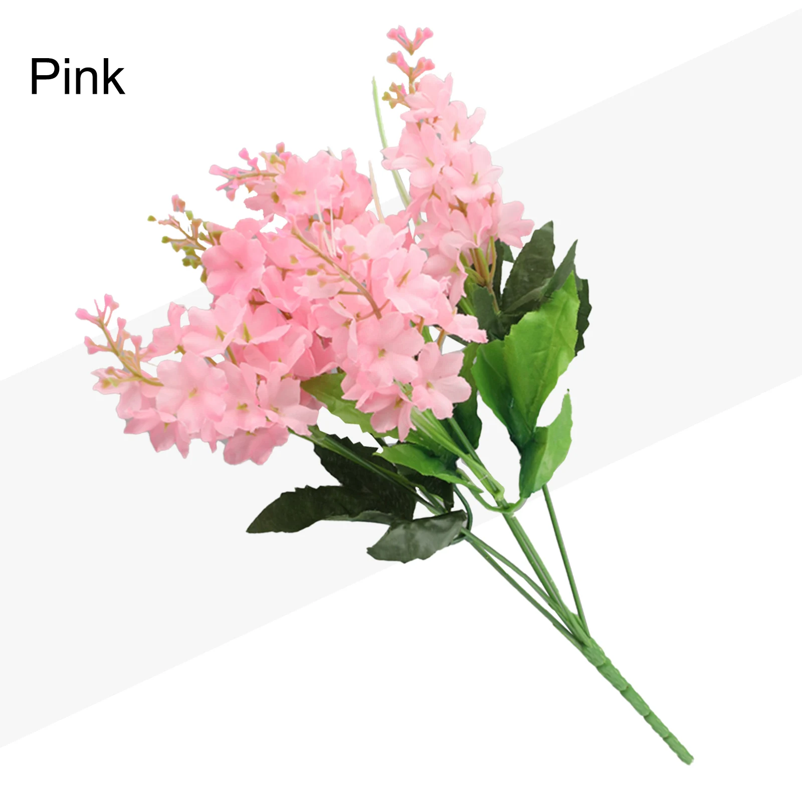 Artificial Hyacinth Floral Arrangement for Home and For Office Decoration 5 Heads with Customizable Bendable Branches