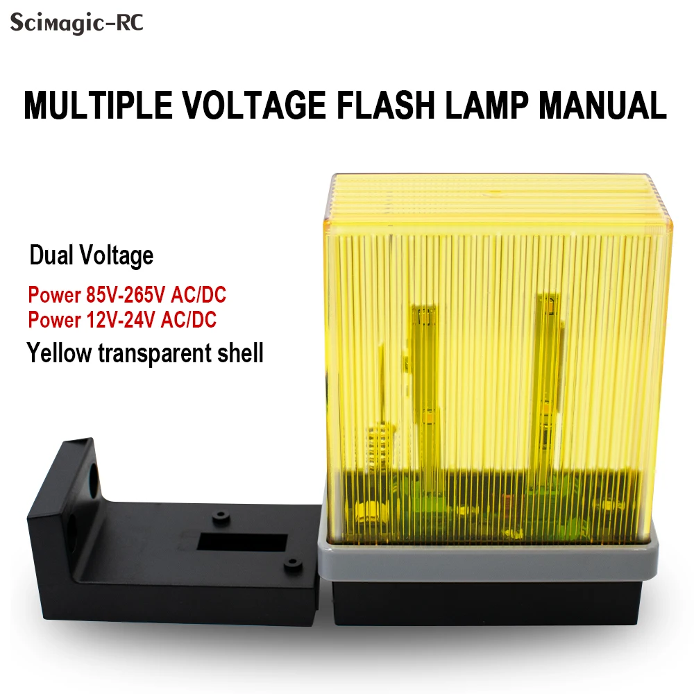 Universal 12V 24V 220V AC/DC Security Protection Flashing Light Flashing LED Signal Alarm Flash Light For Gate Light Alarm