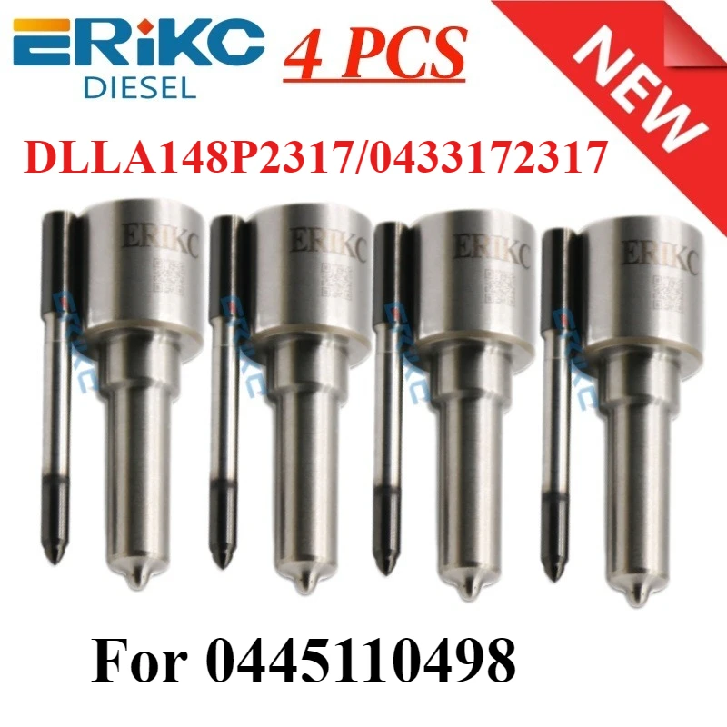 

DLLA 148 P 2317 Diesel Injector Nozzle DLLA148P2317 Common Rail Sprayer Tips 0433172317 for 0445110498 0 445 110 498