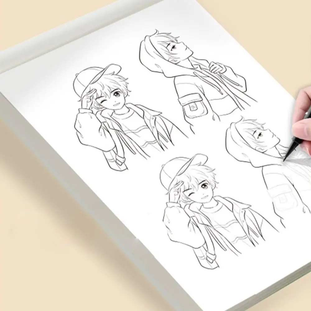 Comics Girl Boy Cartoon Anime Drawing Copy Books Comics Tutorial Book Hand Drawn Book