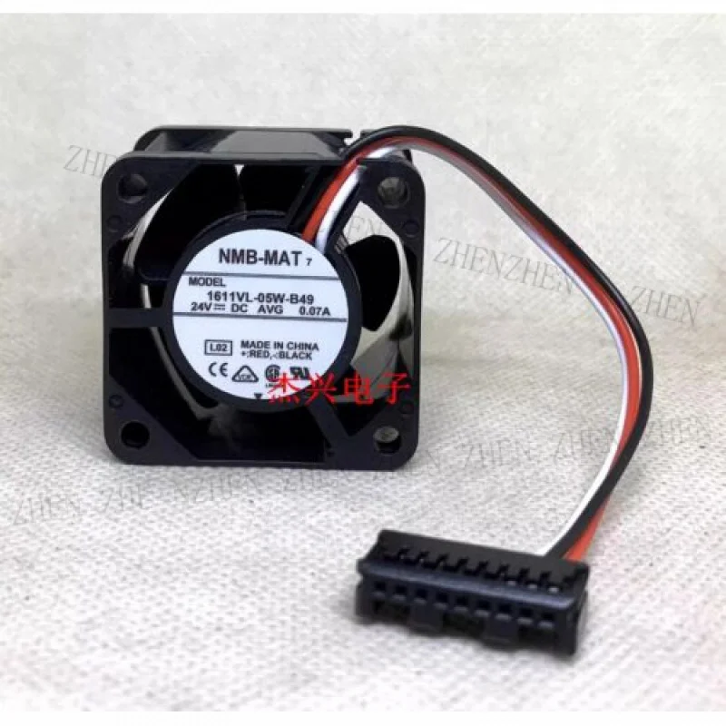 

Y ДЛЯ NMB 1611VL-05W-B49 DC24V 0.07A 4CM 3-проводной охлаждающий вентилятор
