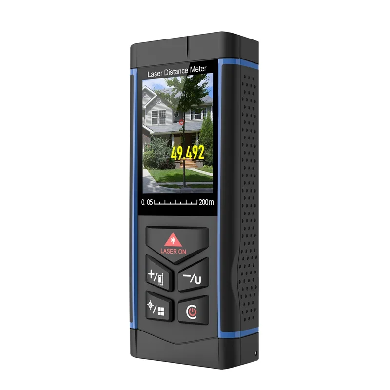 200m Rechargeable  Rangefinder with  Red Distance Meter and Color Screen for Outdoor Use