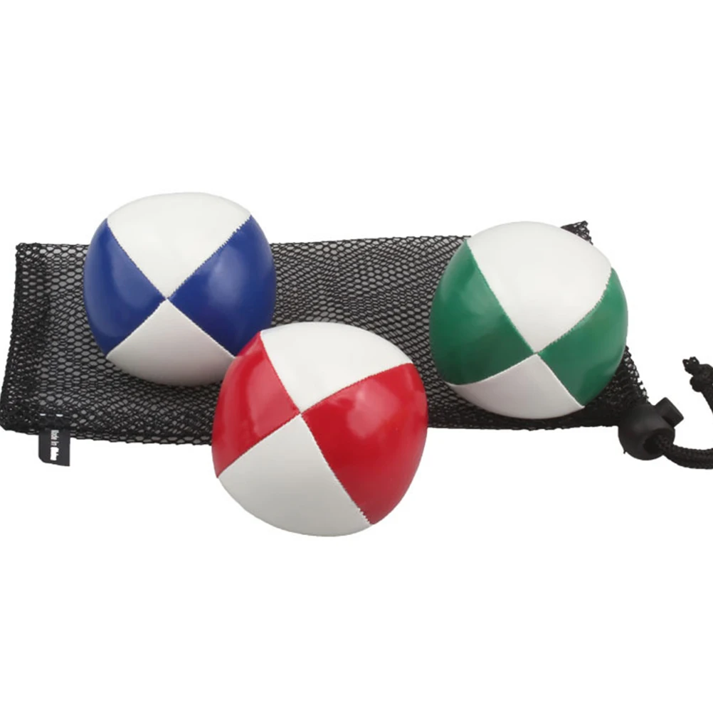 

3Pcs Beanbag Balls Strong Stitched Seams Comfortable Hand Feel Excellent for Learning Juggling Routines All Age Friendly