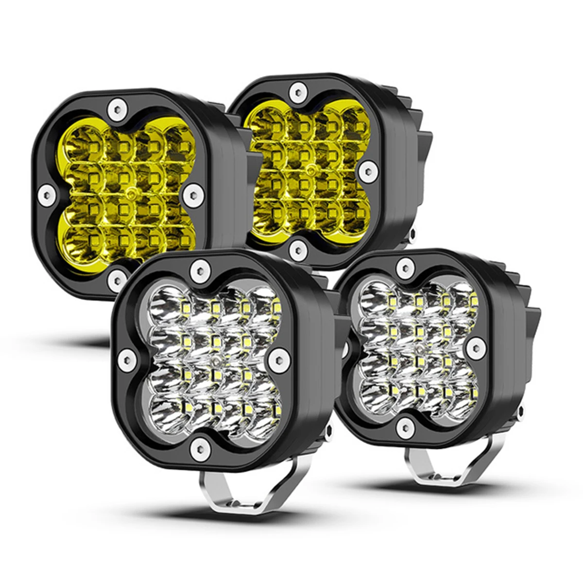 �y�Z�[�����z3�C���`LED���[�N���C�g�o�[12V�X�|�b�g���C�g4x4�I�t���[�h�A�N�Z�T���[LED�w�b�h���C�g�t�H�O�����v�i�o�C�N�A�W�[�v�A�g���b�N�AATV�p�j