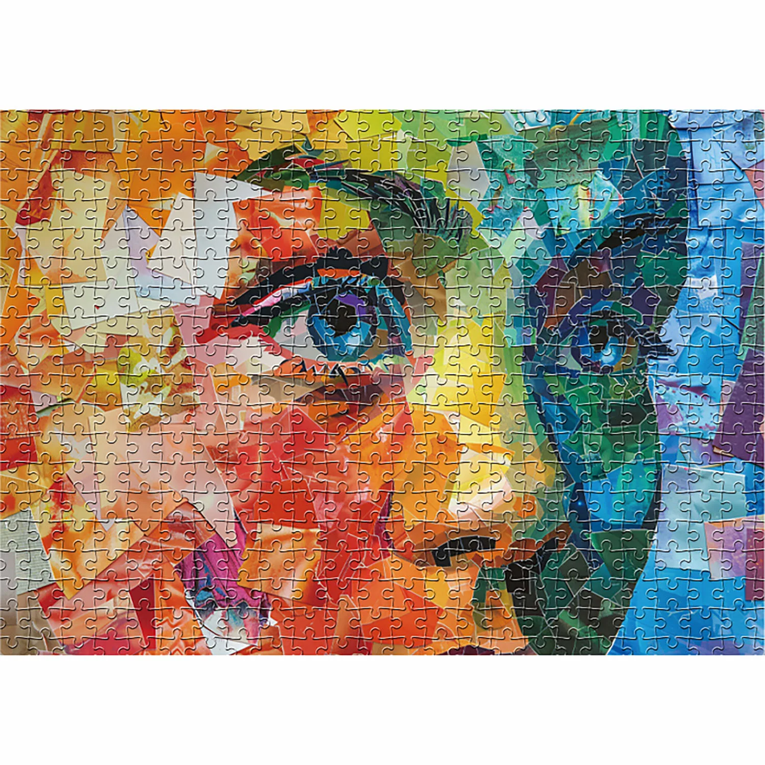 1000 Teile bunte Porträt-Puzzles für Erwachsene, Heimdekoration, Spiele, Familienspaß, Bodenpuzzles, Lernspielzeug für Kinder