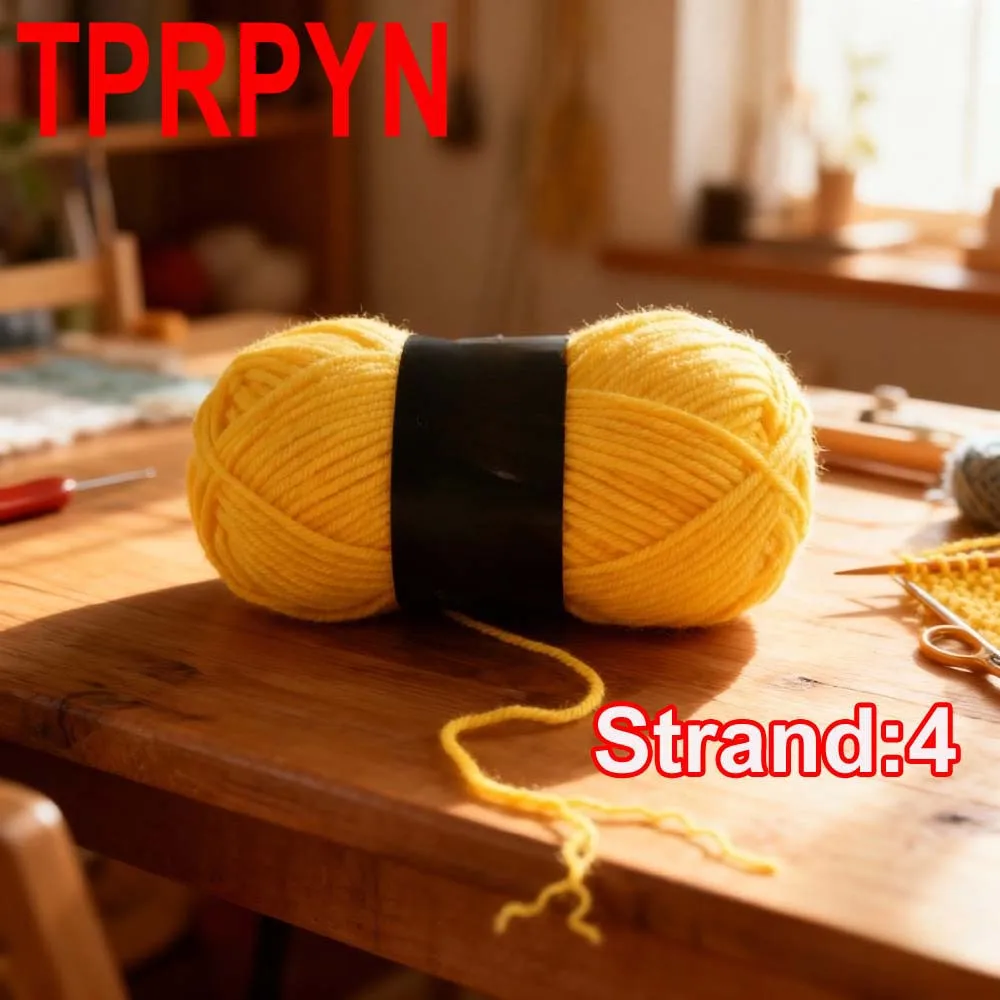 50g 4 strand Milk Cotton Knitting Yarn Threads to knit Wool Yarns for Crochet Cotton Yarn for sweater blanket hat doll amigurumi