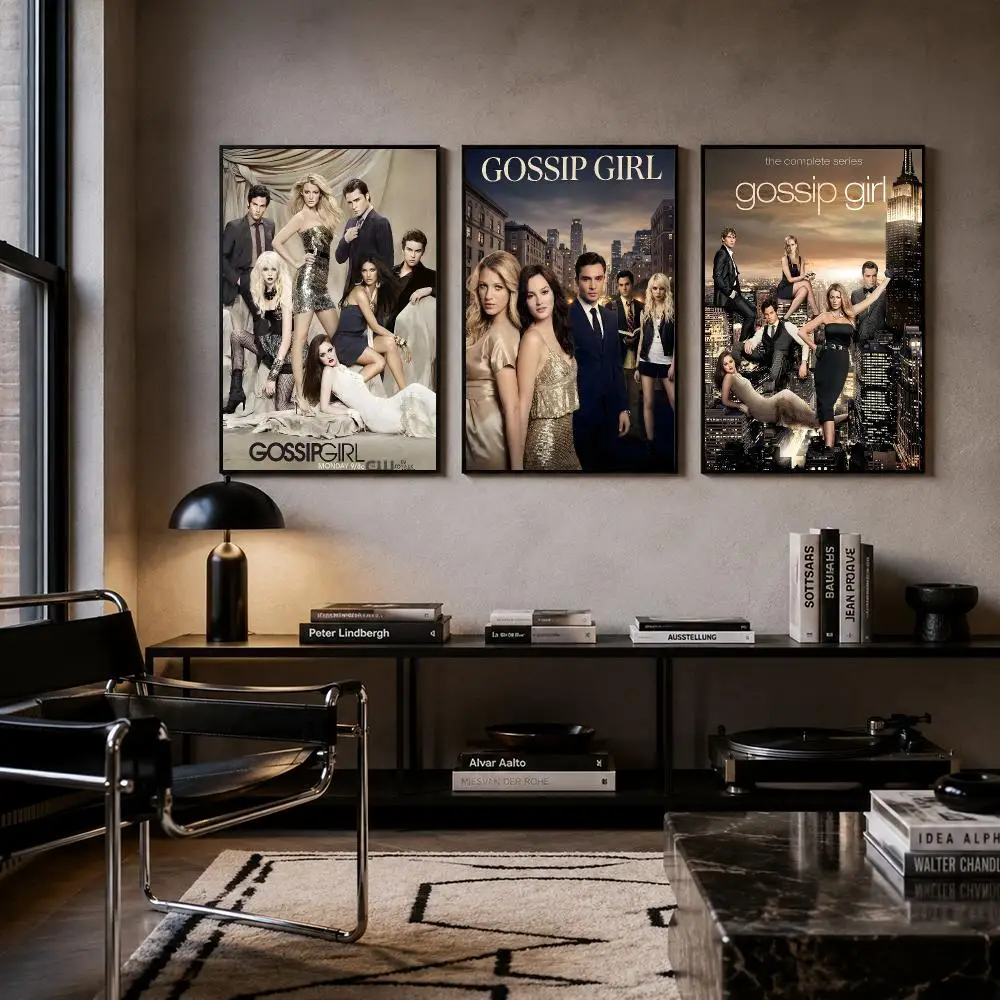 TV Series Gossip Girl Poster Poster Room Wall Art Decor Waterproof Stickers For Home Bar Bedroom Decoration