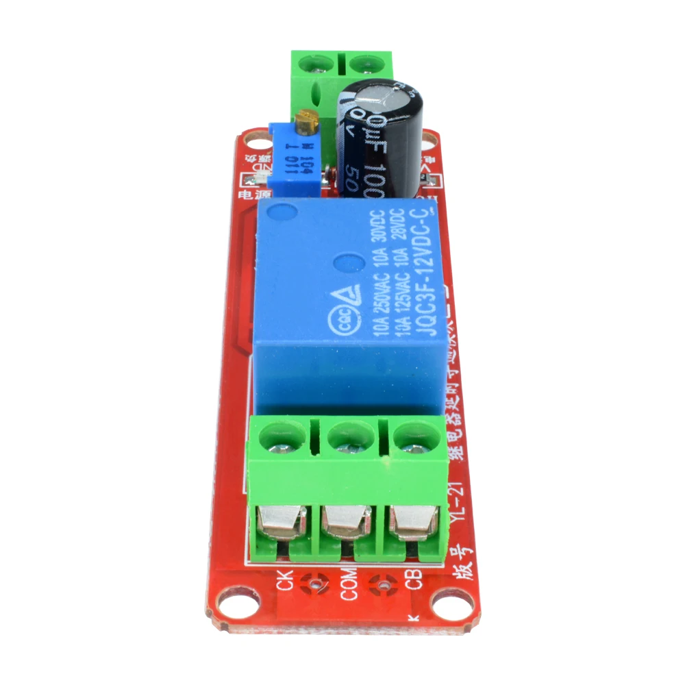 Adjustable Disconnect Module Time Delay Relay Module NE555 Timer Switch DC 12V Delay Relay Shield 0~10S