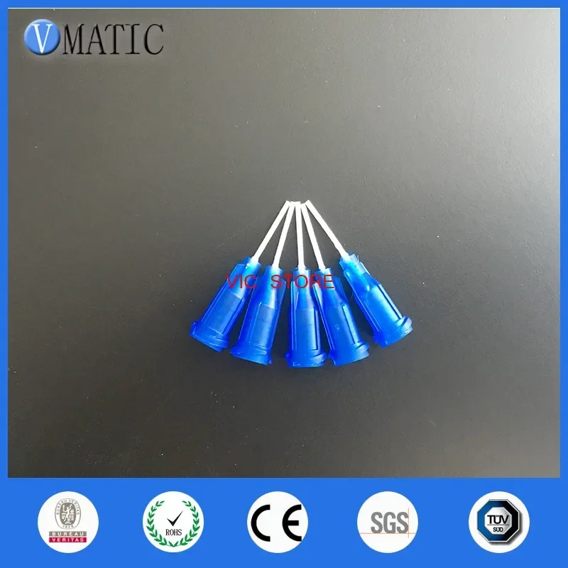 High Quality 100Pcs 22G Blue 0.5'' Polypropylene Pp Needles 1/2 Inch