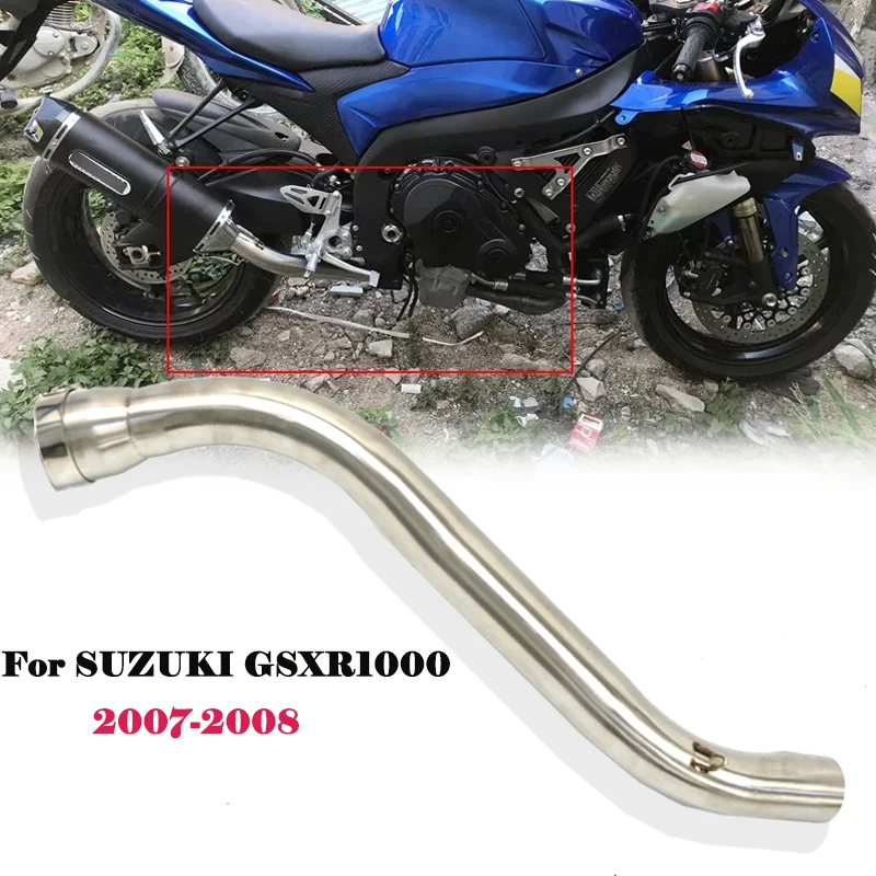 

Motorcycle Exhaust System Link Tube Link Mid Pipe for SUZUKI GSXR1000 2007 2008