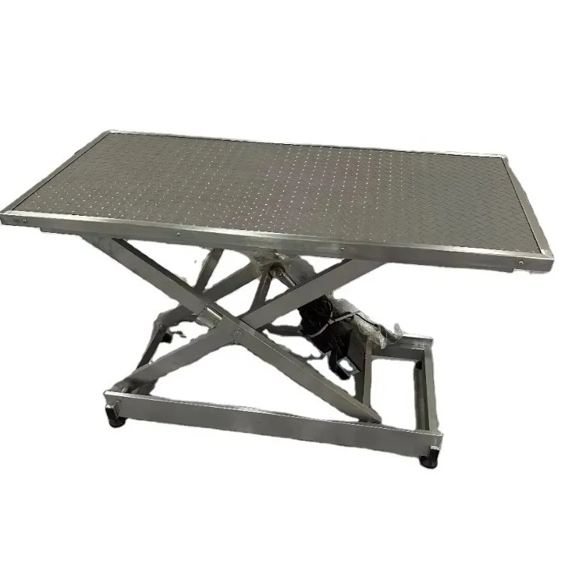 2026 Veterinary Stainless Steel 304 Electric Lifting Pet Dog Grooming Table Height Adjustable Folding Grooming Table