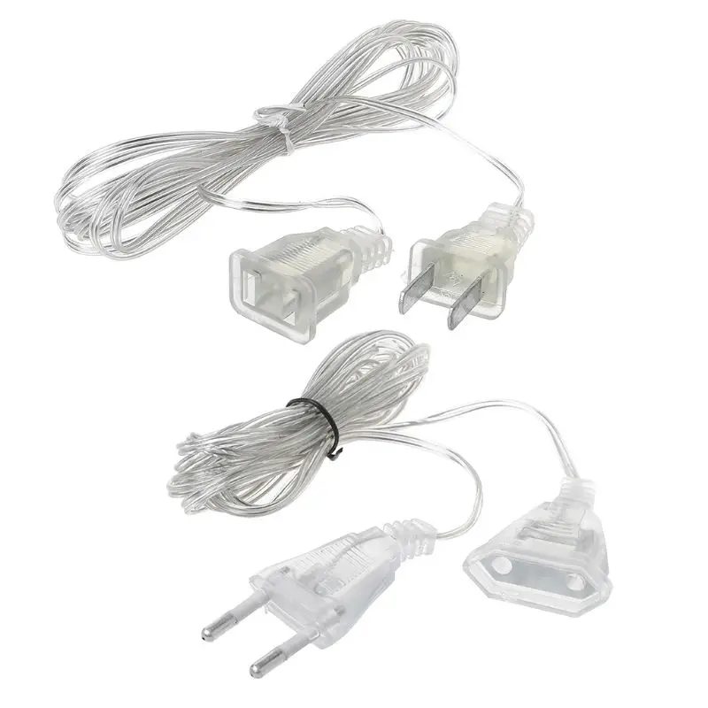 Cable extensor enchufe para Cable extensión alimentación para cadena luces LED Navidad L