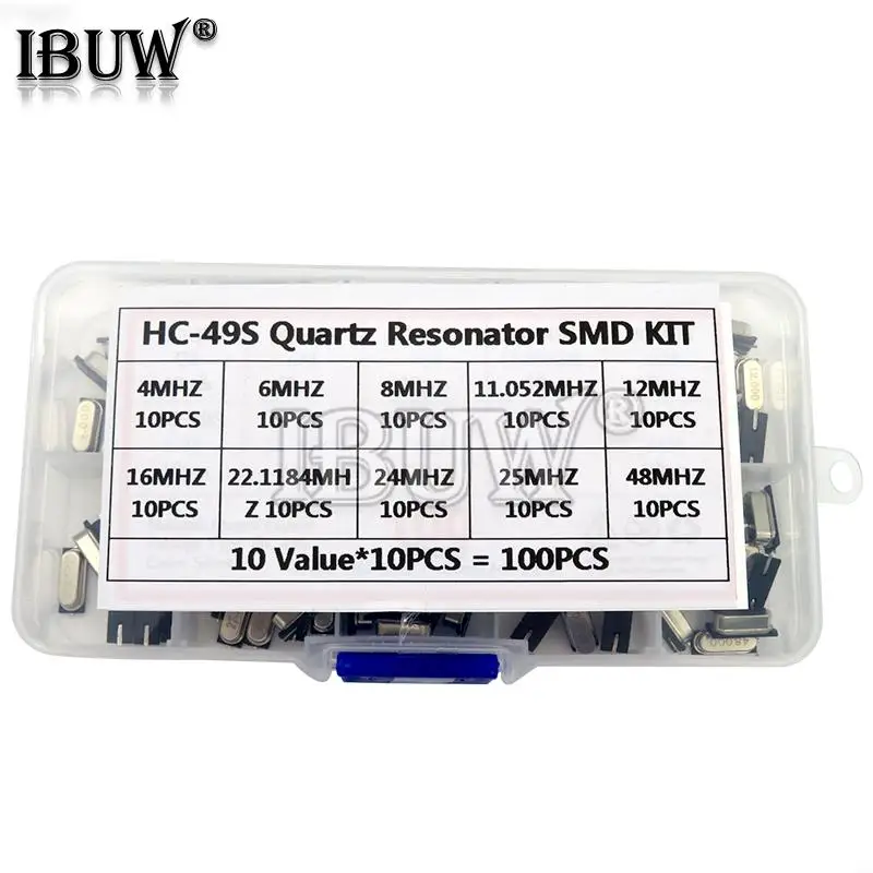 10Values HC-49S Qua…