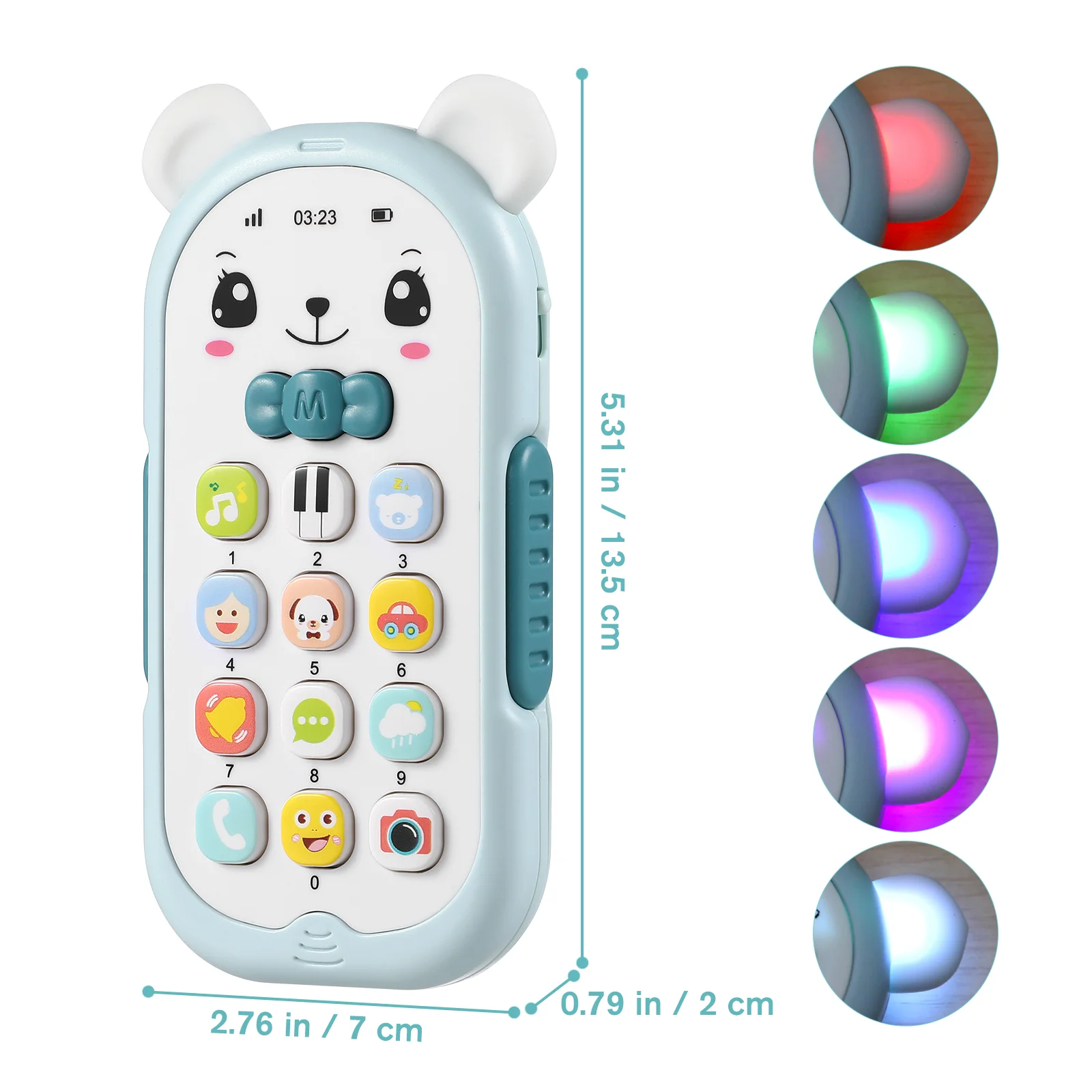 My First Smartphone Toy Children's Mobile Toddler Toys Baby 6-12 Months Cell for Kids