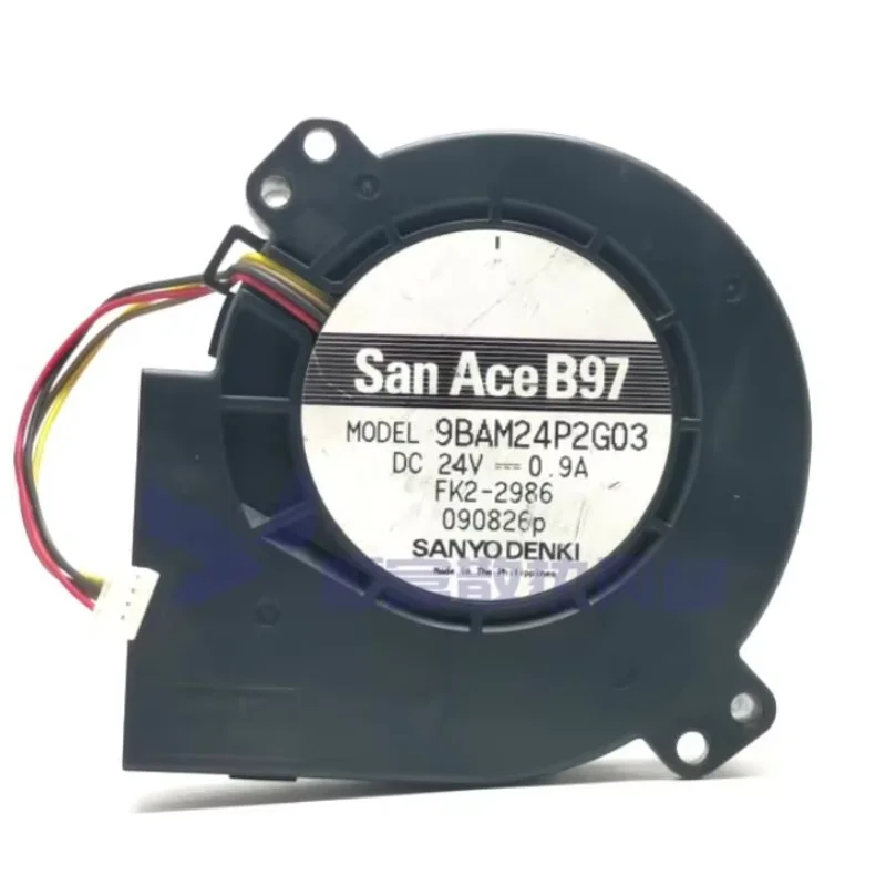 

Sanyo Denki 9BAM24P2G03 DC 24V 0.9A 97x97X33mm 4-Wire Server Cooling Fan