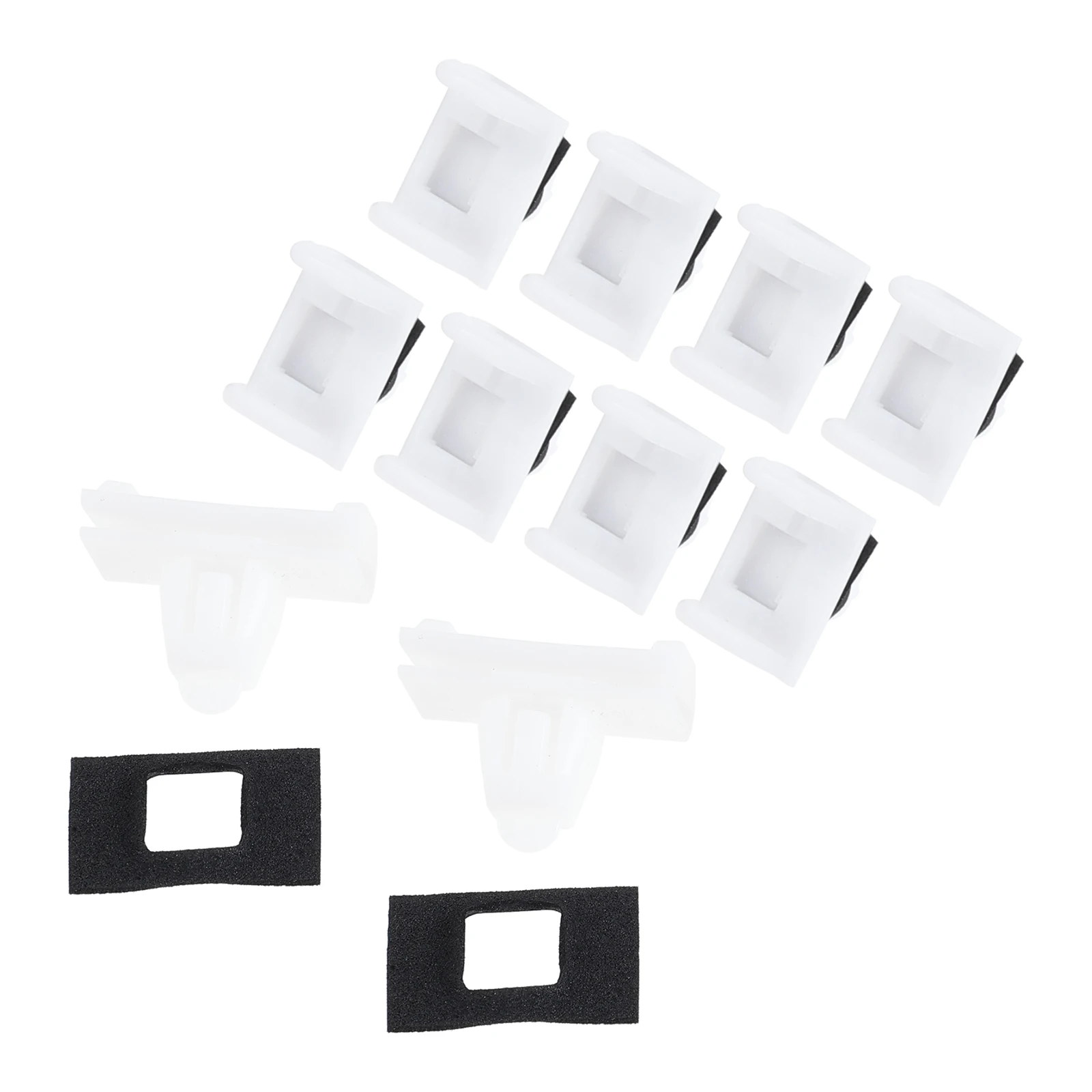 10Pcs Auto Door Guard Panel Trim Slatted Bottom Skirt Fastener Clip for Toyota Alphard Sequoia Prado Previa Lexus Plastic Clips