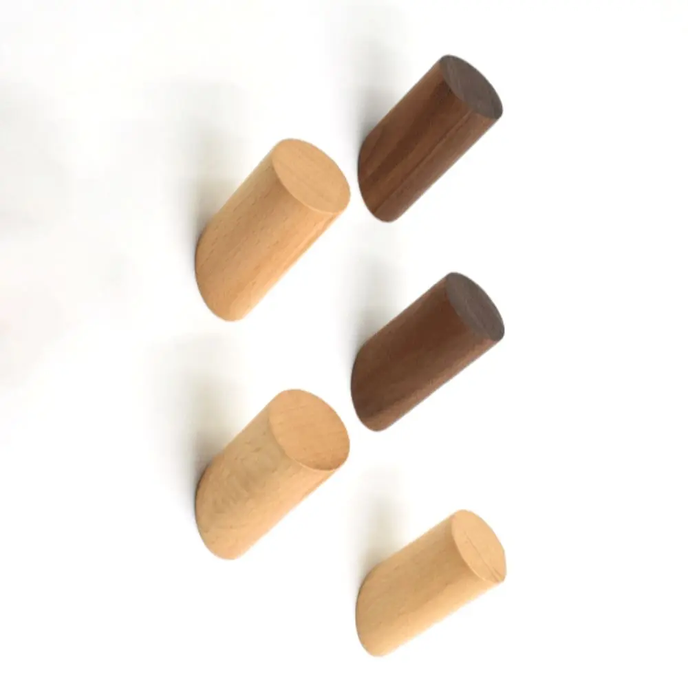 

Multi-Purpose Solid Wood Wood Wall Hook Wall Mount Key Holder Wall Hanger Coat Rack Wall Decor Clothes Hanger Scarves