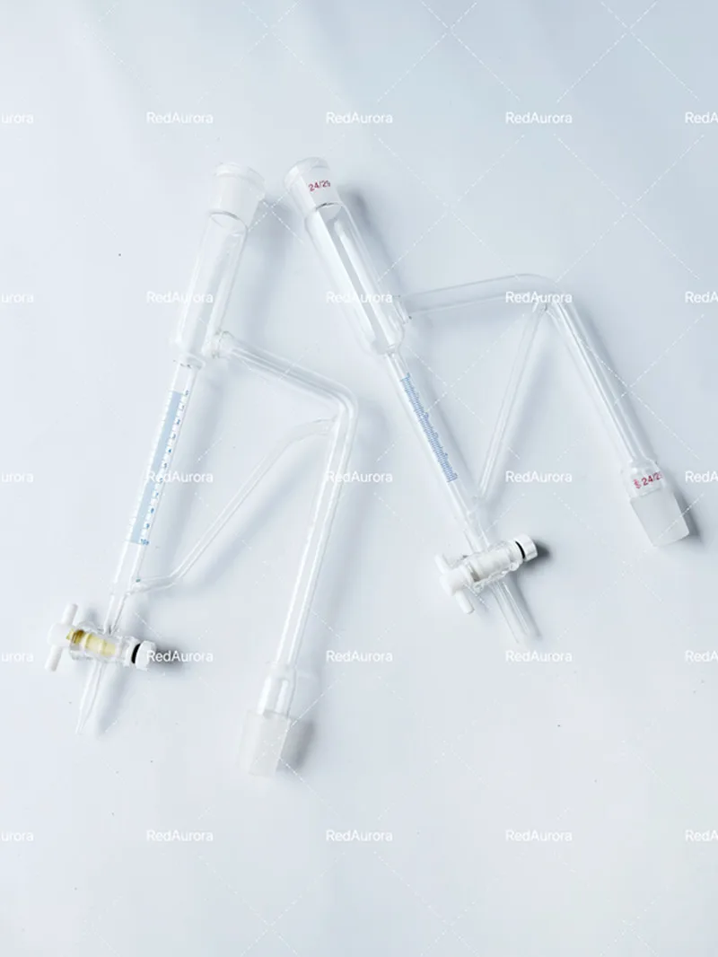 Volatile Oil Tester, Joint  24/29 With PTFE Switch Valve, Light Oil Density Less Than 1, Borosilicate Glass