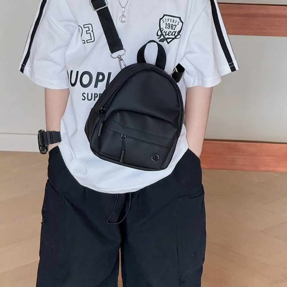 

Korean Style Children Shoulder Bag Lightweight Multifunctional Canvas Crossbody Bag Sports Bag Solid color Travel Bag Girls