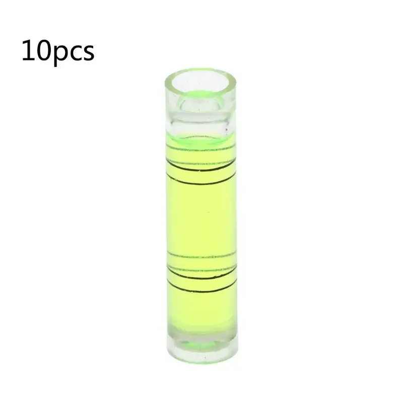 10 Pieces Cylinder Bubble Level Picture Hanging Mark Measuring Tools for Electrical Appliances Washing Machines