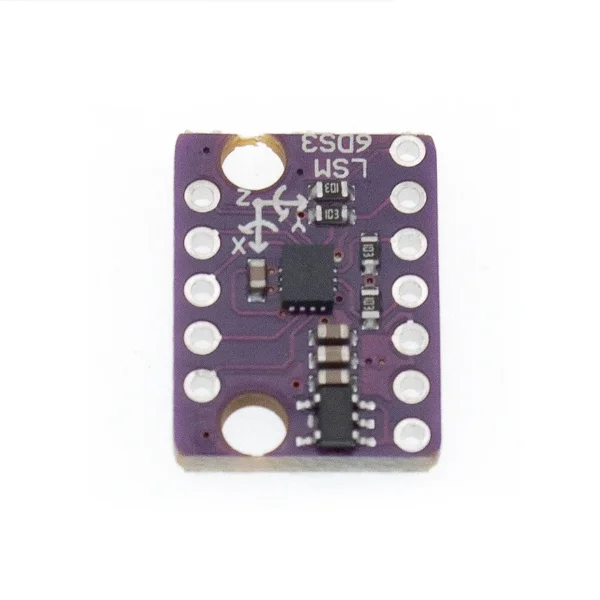 LSM6DS3 المدمج في مقياس التسارع جيروسكوب وحدة استشعار درجة الحرارة الرقمية spi iic i2c واجهة 8kb fifo العازلة 5 فولت GY-LSM6DS3