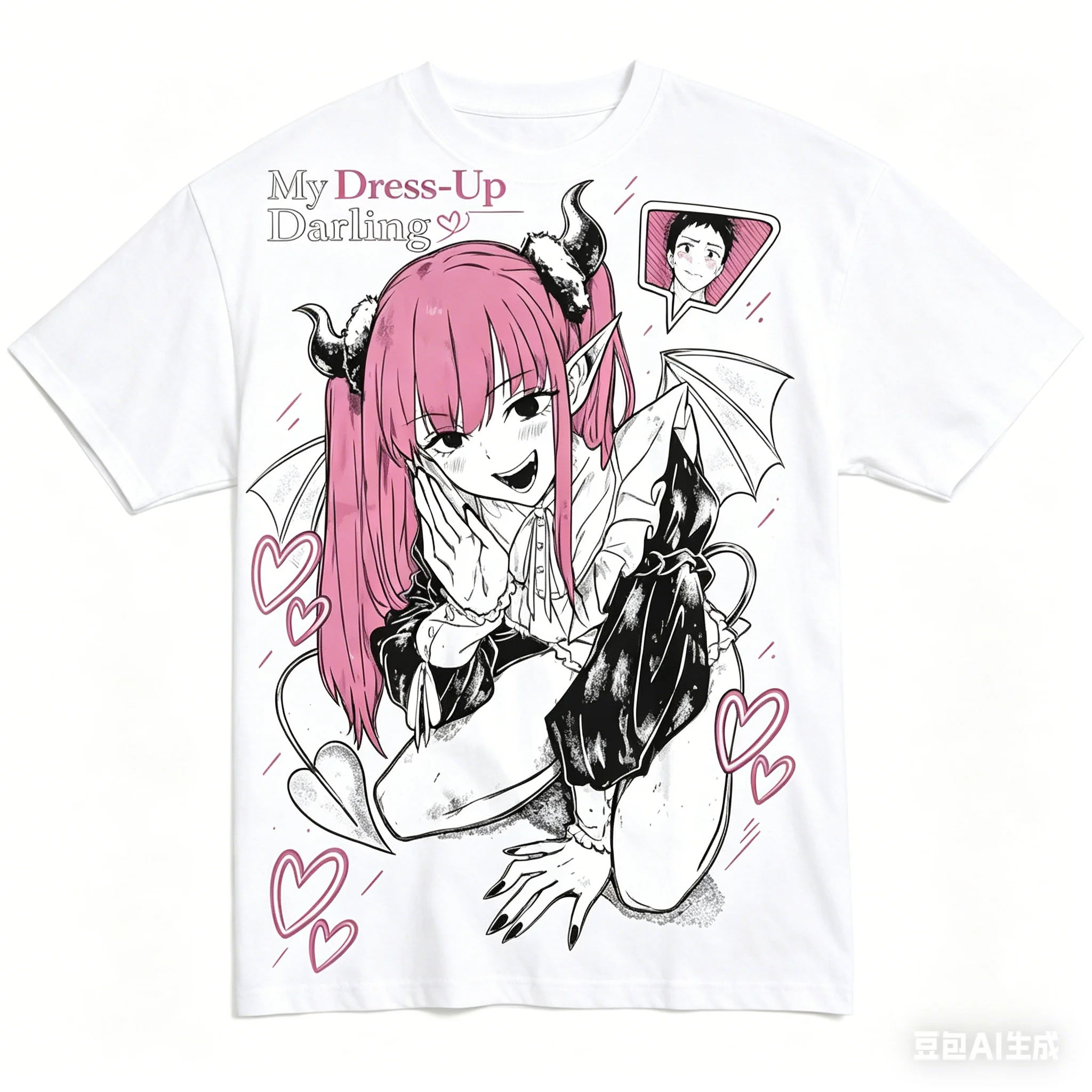 My Dress-Up Darling Cotton T-shirt personality Clothes New Model Anime Tshirt Yearround clothing Streetwear Oversized Unisex tee