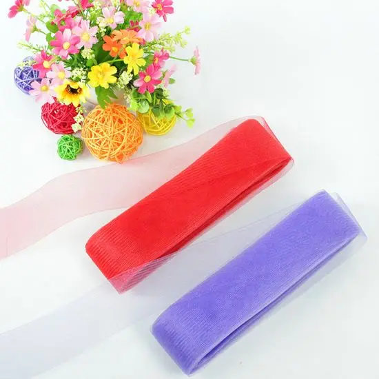 Flat Plain Veiling Polyester Horsehair Crinoline Mesh Braid Fray Resistant For Women DIY Fascinator Millinery Hat Craft Accessor