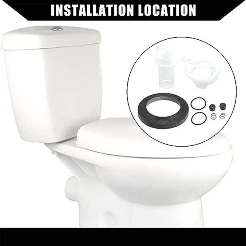 WF-Durable Leak-Resistant 42049 Water Valve Kit For Style II RV Toilets Durable Easy To Use