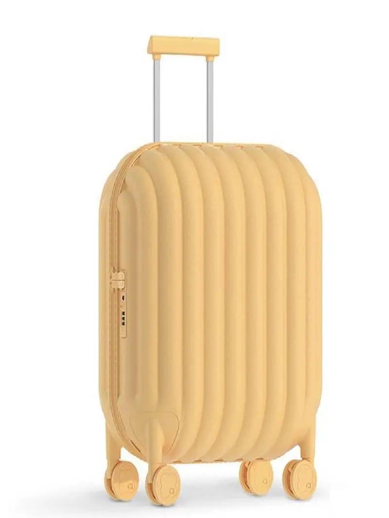 high-aesthetic-bread-design-luggage-carry-on-suitcase-with-combination-lock-and-four-wheel-rotation-for-travel-and-students