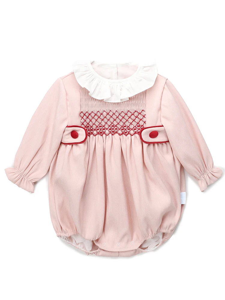 2024 New baby smcoked dresss spanish dress for girls