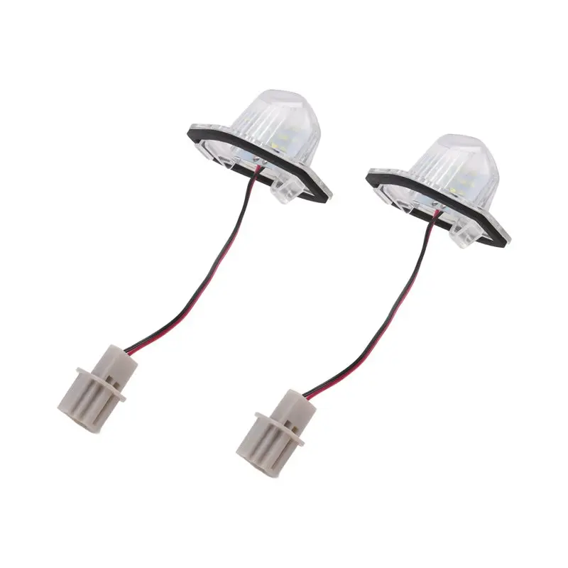 AEE4-2X Error Free Led License Plate Light Lamp For Honda Crv Fit Jazz Crosstour Odyssey