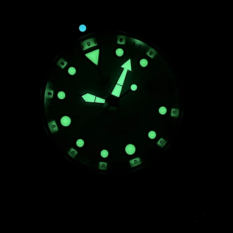 STEELDIVE Men Diving Watch 47.5mm Tuna Automatic Mechanical Wristwatch 30ATM Waterproof C3 Luminous NH35 Steel Bezel Military