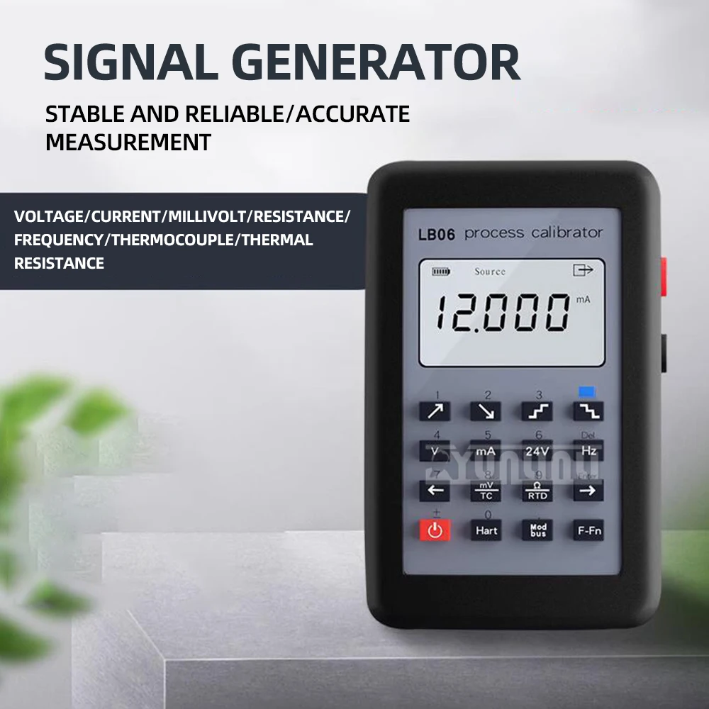 Signaalgenerator 4-20mA 0-10V mV thermokoppel signaalbronkalibrator voor procescontrole testen
