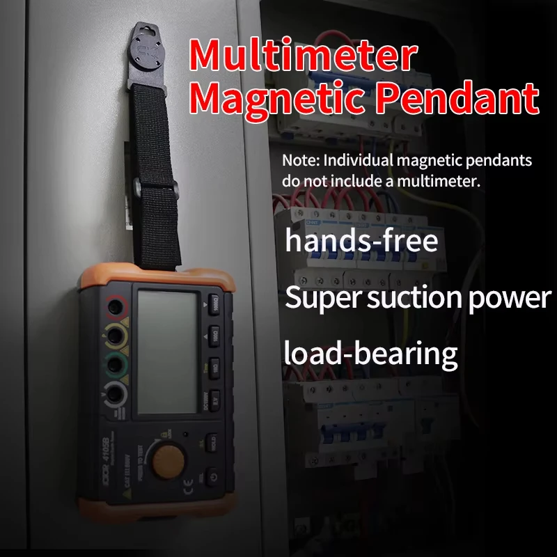 Magnetic Strap Hanging Kit for Multimeter Portable Attachment Strap with Strong Magnet Portable Hanging Strap for Tools