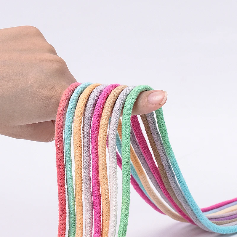 

Round Shoelaces Rainbow Cotton Shoe Laces Running for Sneakers Casual Canvas Shoes Boots Shoestring Shoes Accessories