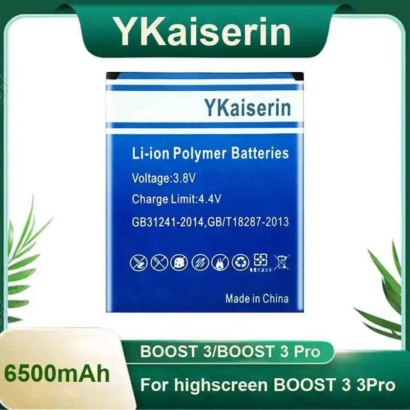 

Stable Power Supply 6500Mah Mobile Phone Battery For Highscreen Boost 3 3Pro Pro