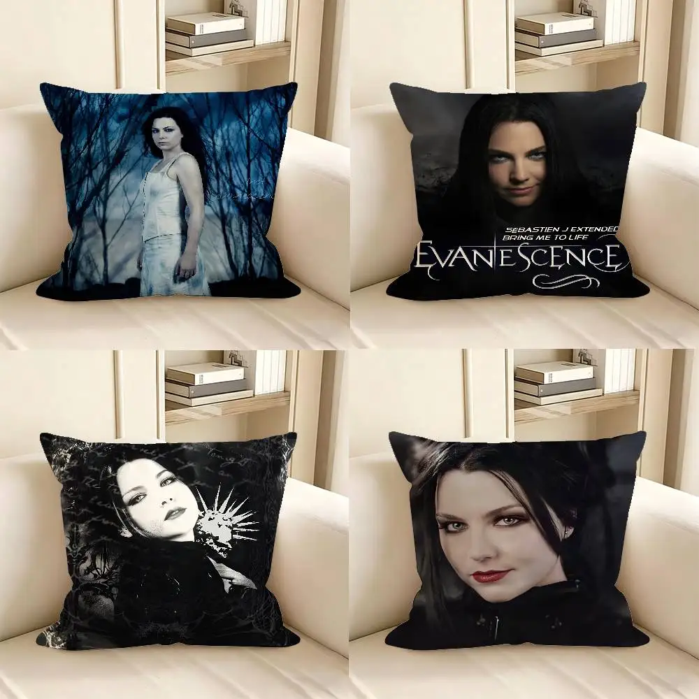 1pc E-Evanescence A-Amy Lee Pillow Case Fashion Square Pillowcase Bedroom Sofa Room Ins Decoration Leisure