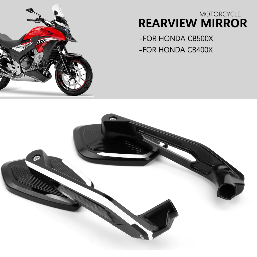 

Motorcycle Accessories Side CNC Rear View MirrorFor HONDA CB500X CB500F CB400X CB400F CB650F Rearview Mirror CB 500 X CB 400 X